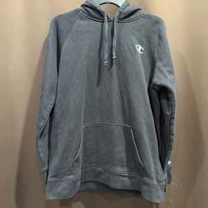 Champion Men's Faded Black Hoodie Size M